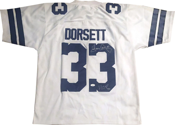 Tony Dorsett "HOF 94" Autographed Dallas Cowboys Jersey (JSA) Image 5