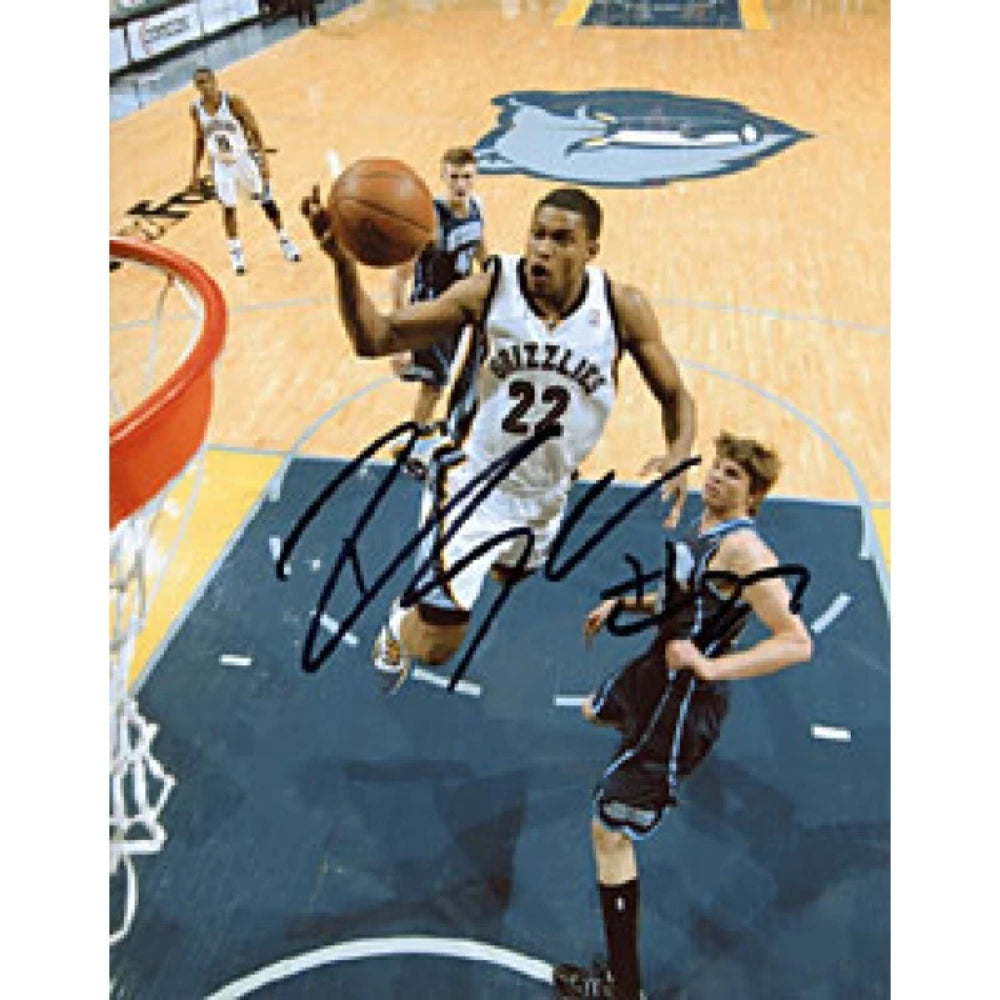 Rudy Gay Autographed / Signed Memphis Grizzlies Basketball 8x10 Photo Image 3