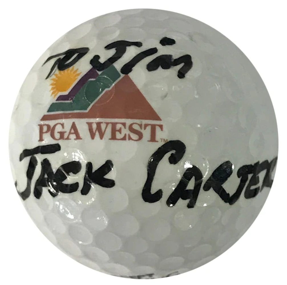 Jack Carter Autographed Precept Dynawing 33 Golf Ball Image 3