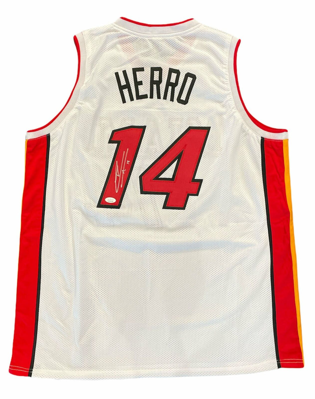 Tyler Herro Autographed Miami Heat White Custom Jersey (JSA) Image 4