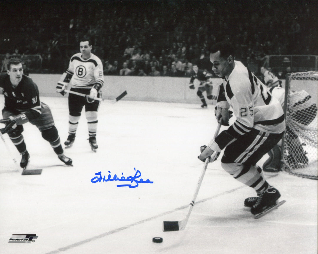 Willie O'Ree Autographed Boston Bruins 8x10 Photo Image 1