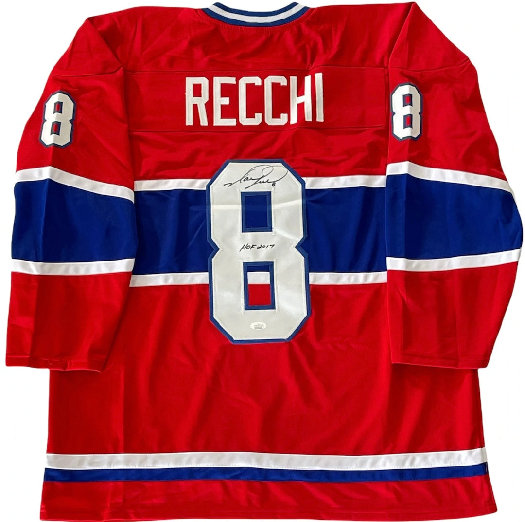 Mark Recchi Autographed Montreal Canadiens Jersey (JSA) Image 1