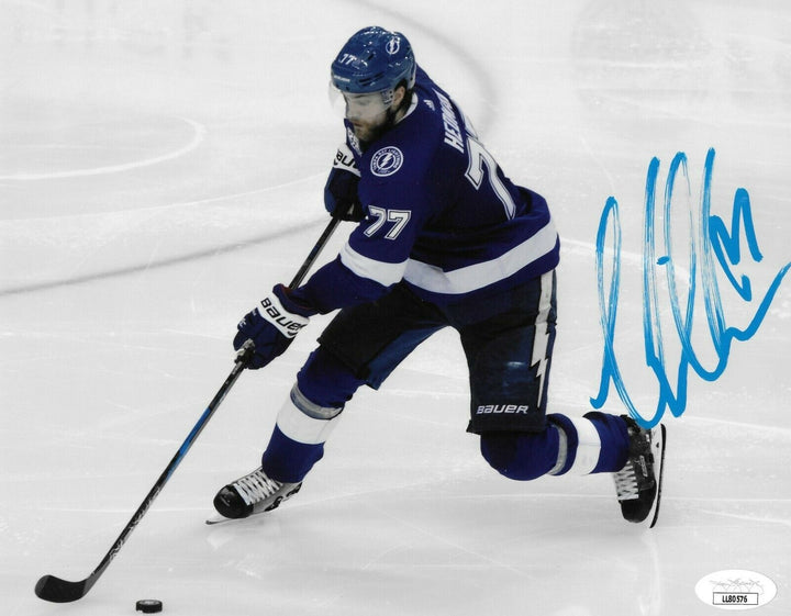 Victor Hedman Autographed 8x10 Photo JSA COA NHL Tampa Bay Lightning Signed Shot Image 3