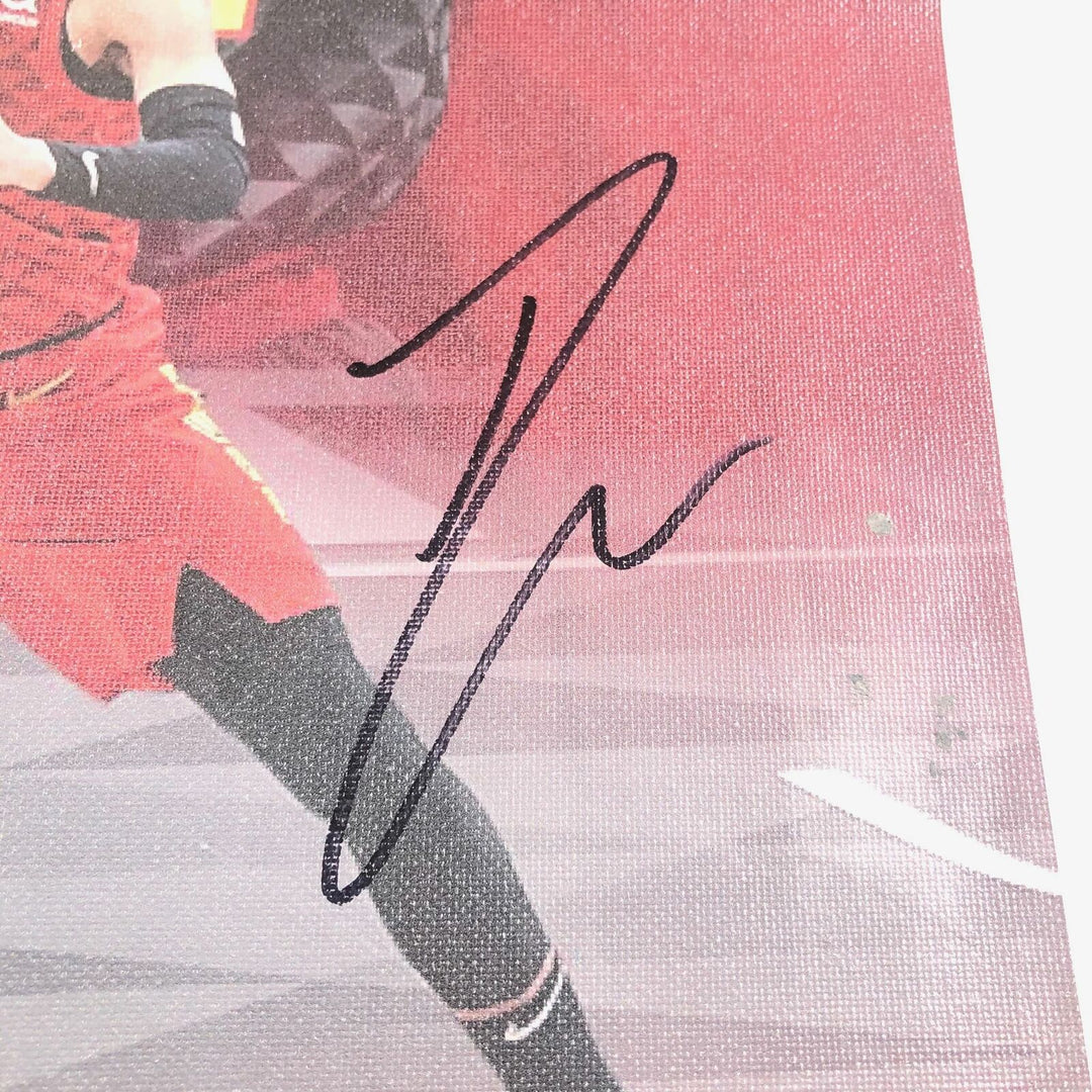 Trae Young signed 16x20 canvas PSA/DNA Atlanta Hawks Autographed Image 4