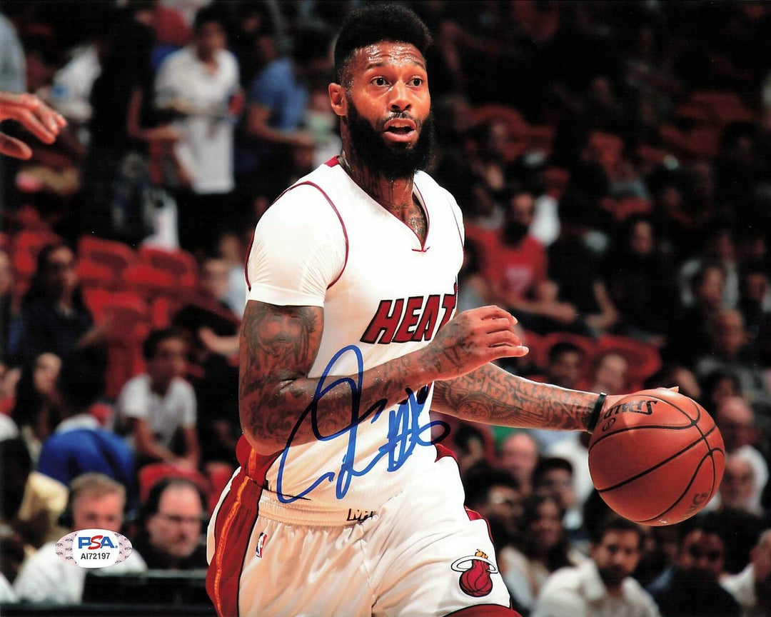 James Johnson signed 8x10 photo PSA/DNA Miami Heat Autographed Image 1