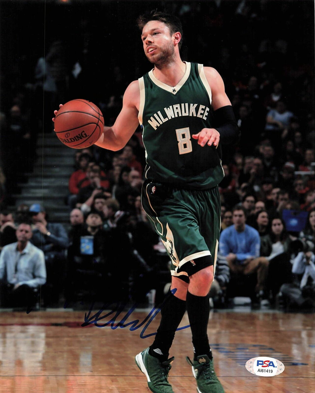 Mathew Dellavedova signed 8x10 photo PSA/DNA Milwaukee Bucks Autographed Image 1