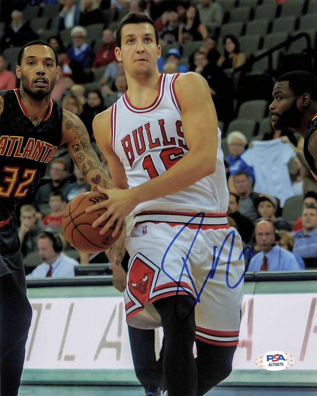 PAUL ZIPSER signed 8x10 photo PSA/DNA Chicago Bulls Autographed Image 1