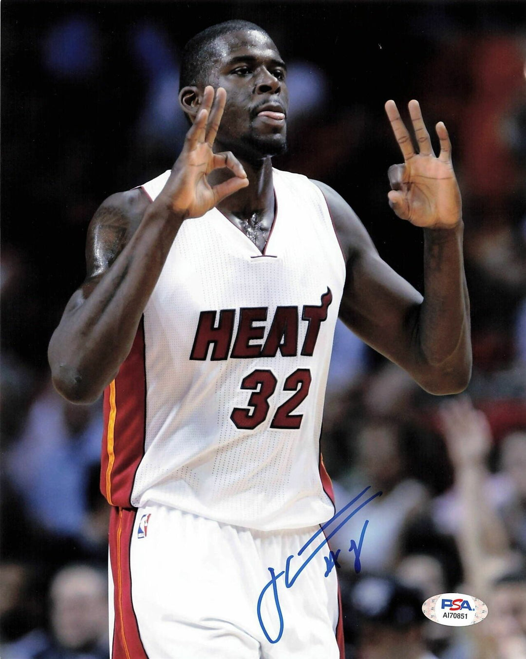 James Ennis signed 8x10 photo PSA/DNA Miami Heat Autographed Image 1