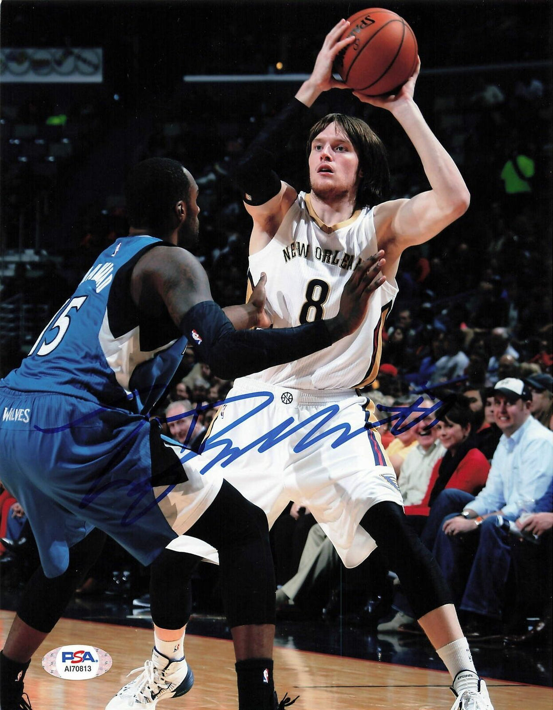 Luke Babbitt signed 8x10 photo PSA/DNA New Orleans Pelicans Autographed Image 1