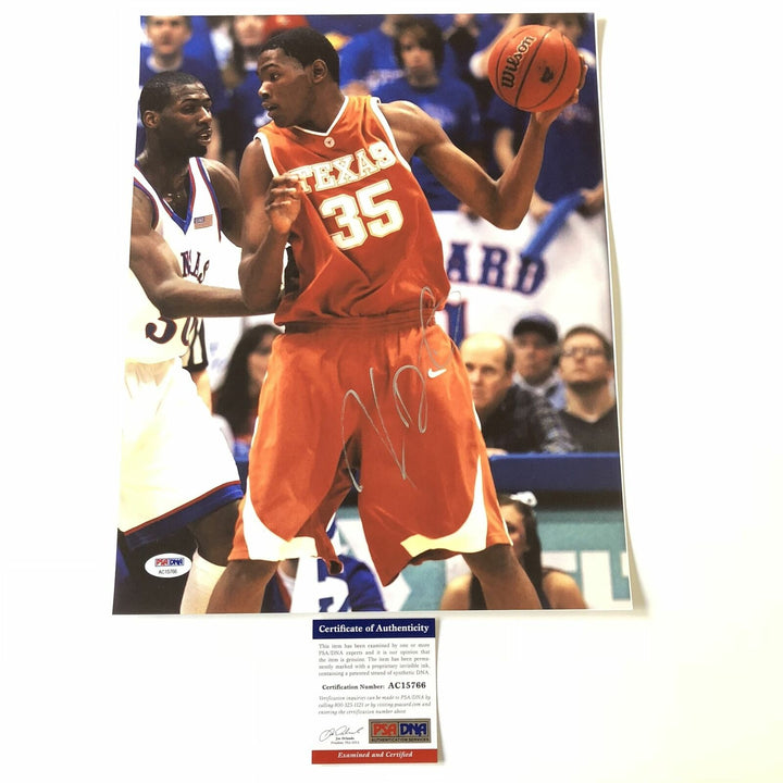 Kevin Durant signed 11x14 photo PSA/DNA Texas Longhorns Autographed Image 1