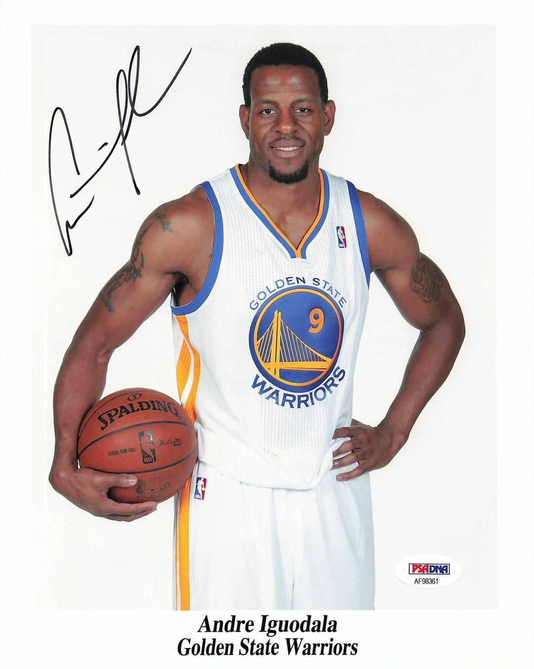 Andre Iguodala signed 8x10 photo PSA/DNA Golden State Warriors Autographed Image 1