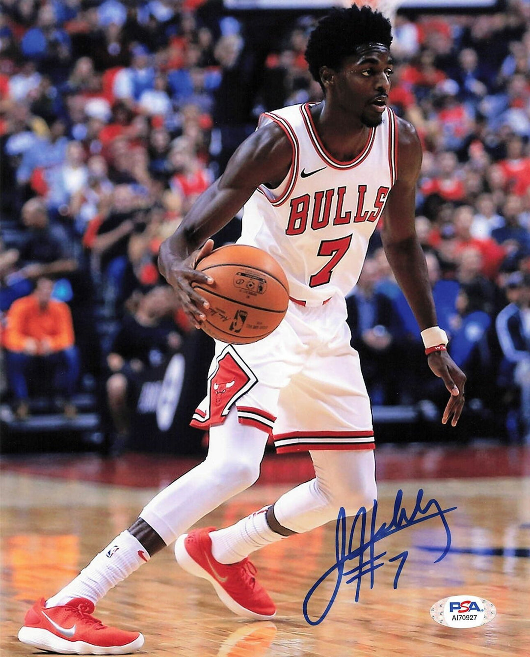 Justin Holiday signed 8x10 photo PSA/DNA Chicago Bulls Autographed Image 1