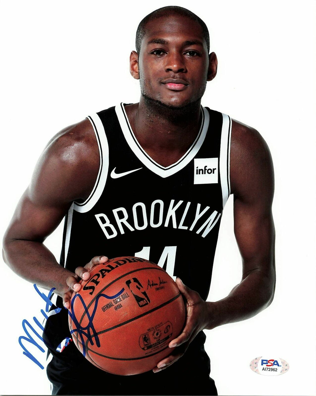 MILTON DOYLE signed 8x10 photo PSA/DNA Brooklyn Nets Autographed Image 1