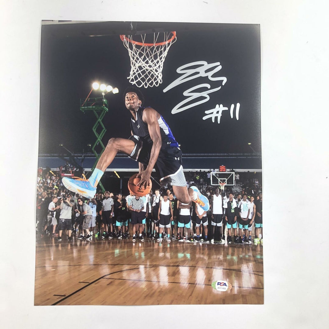 Josh Jackson signed 11x14 photo PSA/DNA Memphis Grizzlies Suns Autographed Image 1