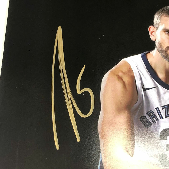 Marc Gasol Mike Conley signed 16x20 photo PSA/DNA Memphis Grizzlies Autographed Image 2