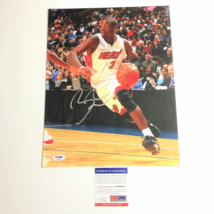 Dwyane Wade signed 11x14 photo PSA/DNA Miami Heat Autographed Image 1