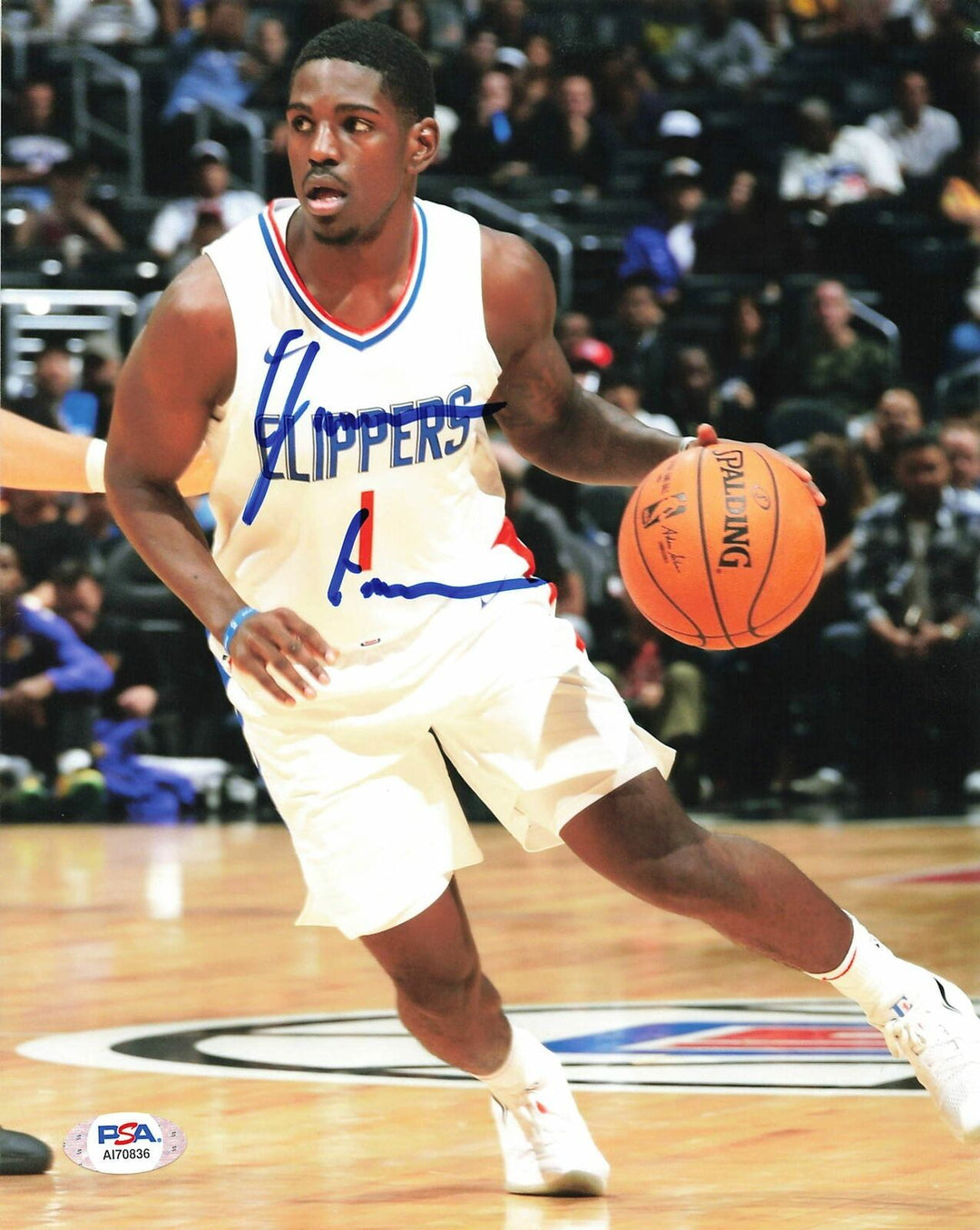 Jawun Evans signed 8x10 photo PSA/DNA Los Angeles Clippers Autographed Image 1