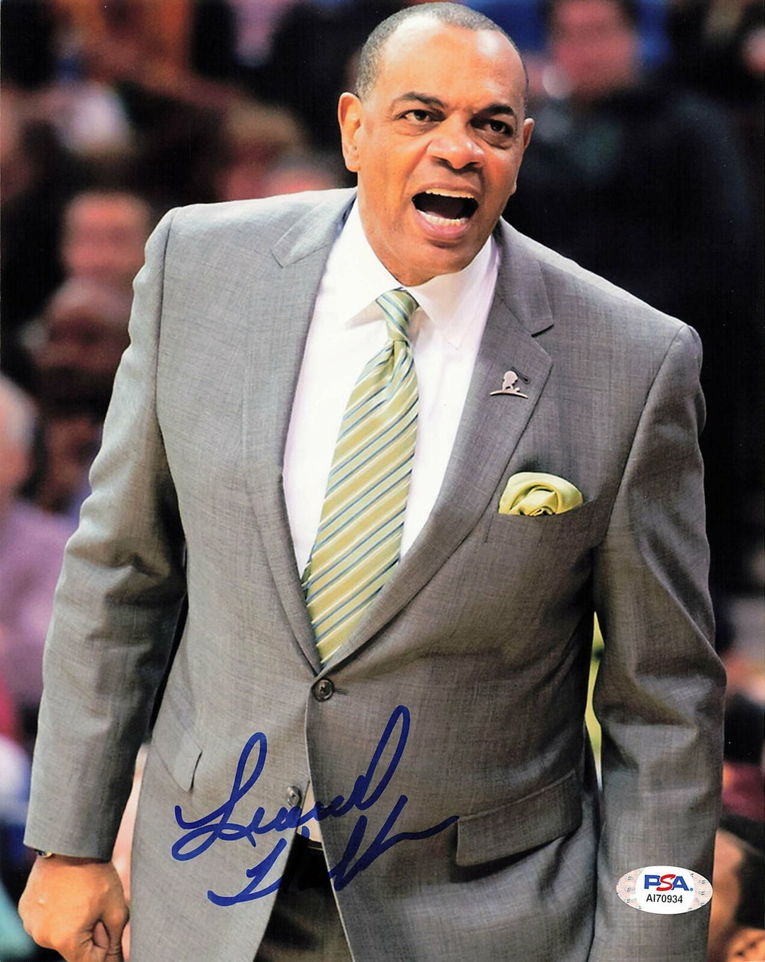 Lionel Hollins signed 8x10 photo PSA/DNA Basketball Coach Autographed Image 1