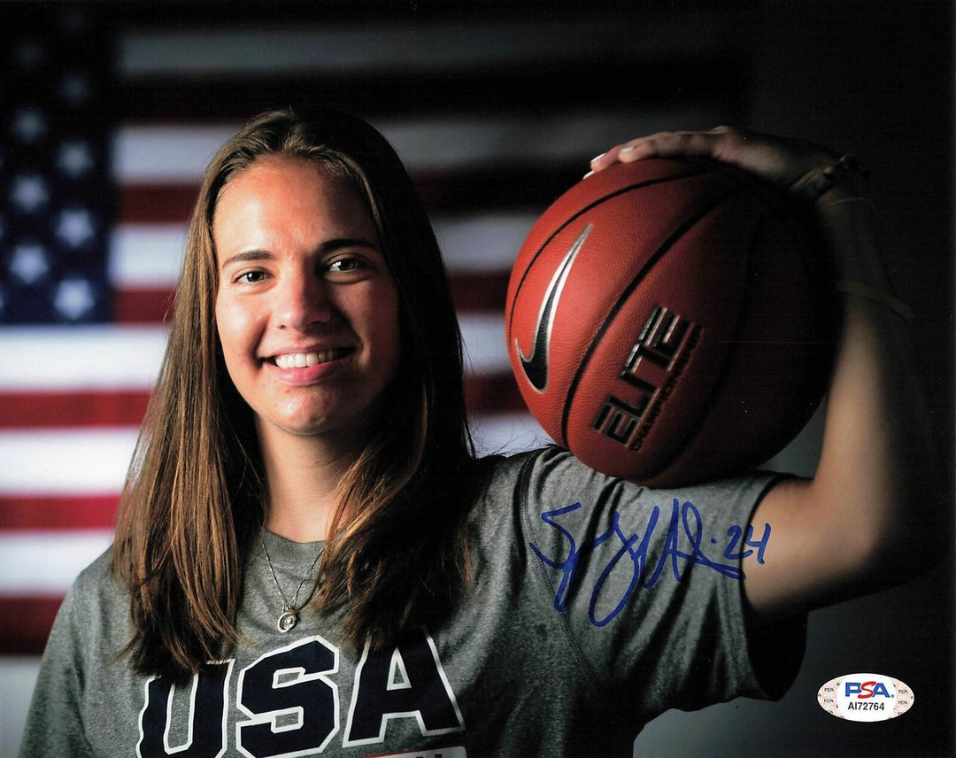 SYDNEY WIESE signed 8x10 photo PSA/DNA Los Angeles Sparks Autographed Image 1