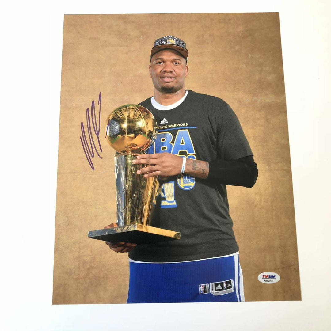 Marreese Speights signed 11x14 photo PSA/DNA Golden State Warriors Autographed Image 1