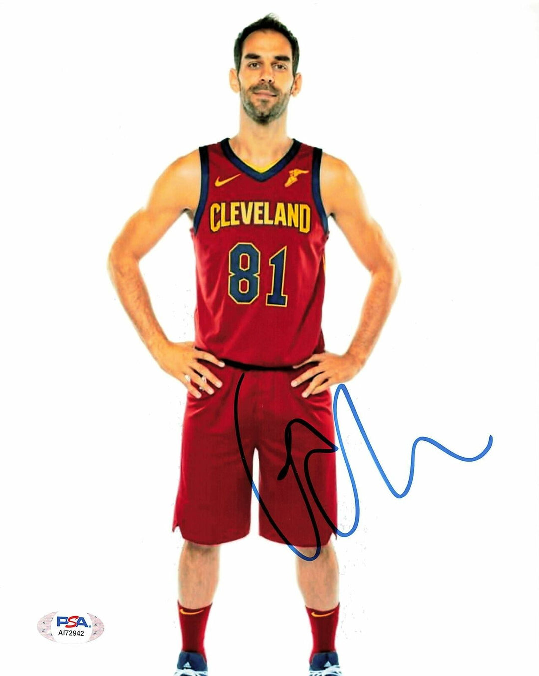 Jose Calderon signed 8x10 photo PSA/DNA Cleveland Cavaliers Autographed Image 1