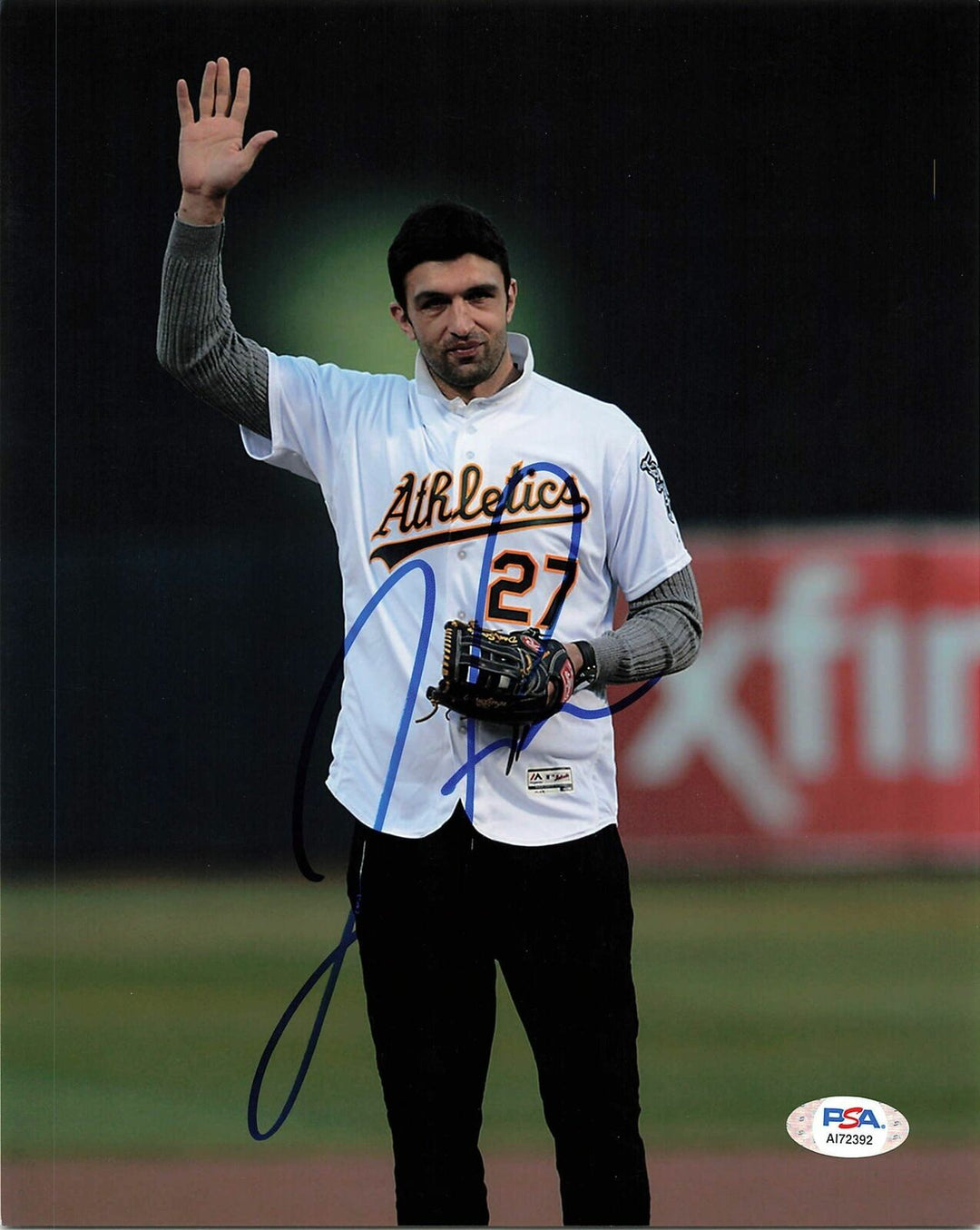 Zaza Pachulia signed 8x10 photo PSA/DNA Autographed Golden Sate Warriors Image 1