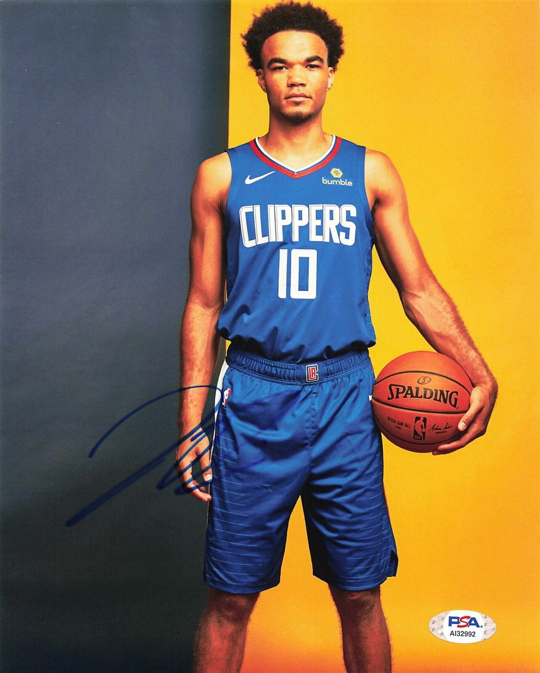 Jerome Robinson Signed 8x10 photo PSA/DNA Los Angeles Clippers Autographed Image 1