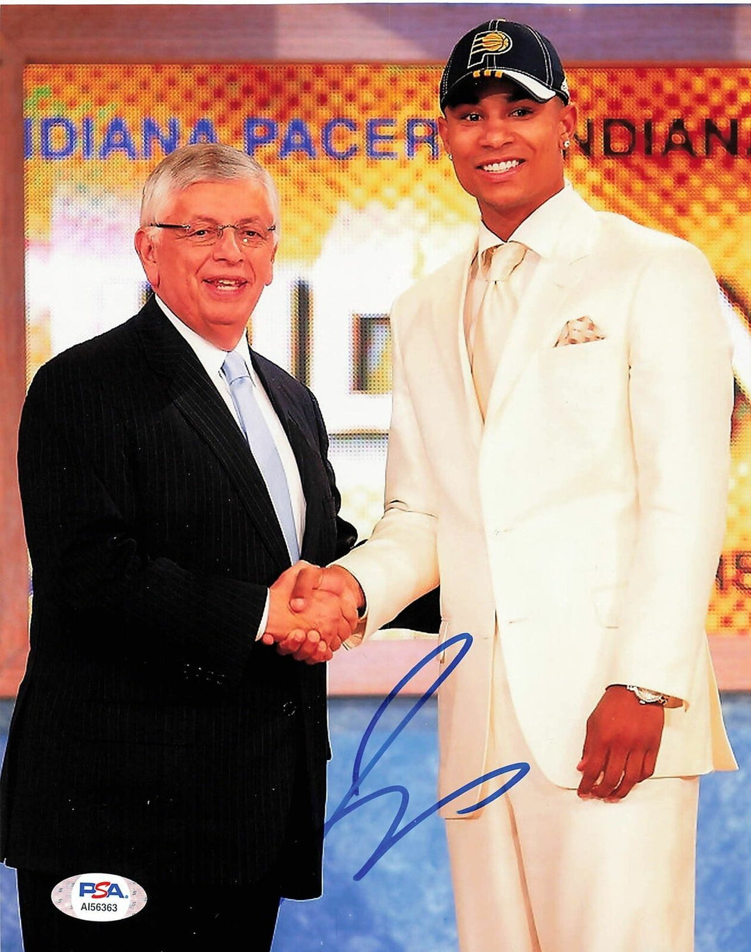 Jerryd Bayless signed 8x10 photo PSA/DNA Indiana Pacers Autographed Image 1