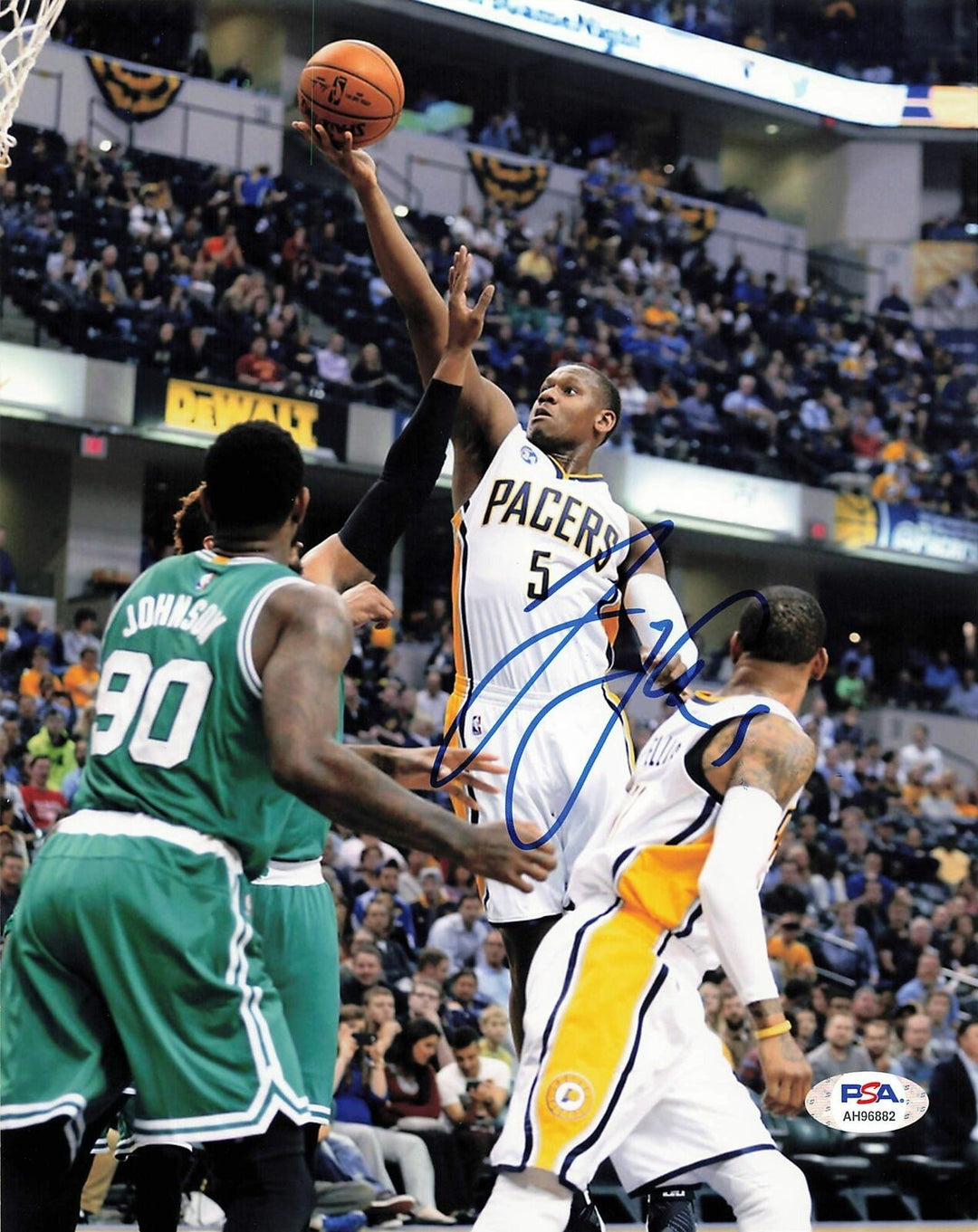 LAVOY ALLEN Signed 8x10 photo PSA/DNA Indiana Pacers Autographed Image 1