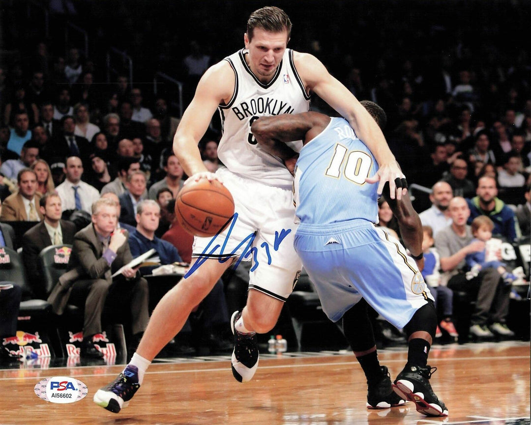 MIRZA TELETOVIC signed 8x10 Photo PSA/DNA Brooklyn Nets Autographed Image 1