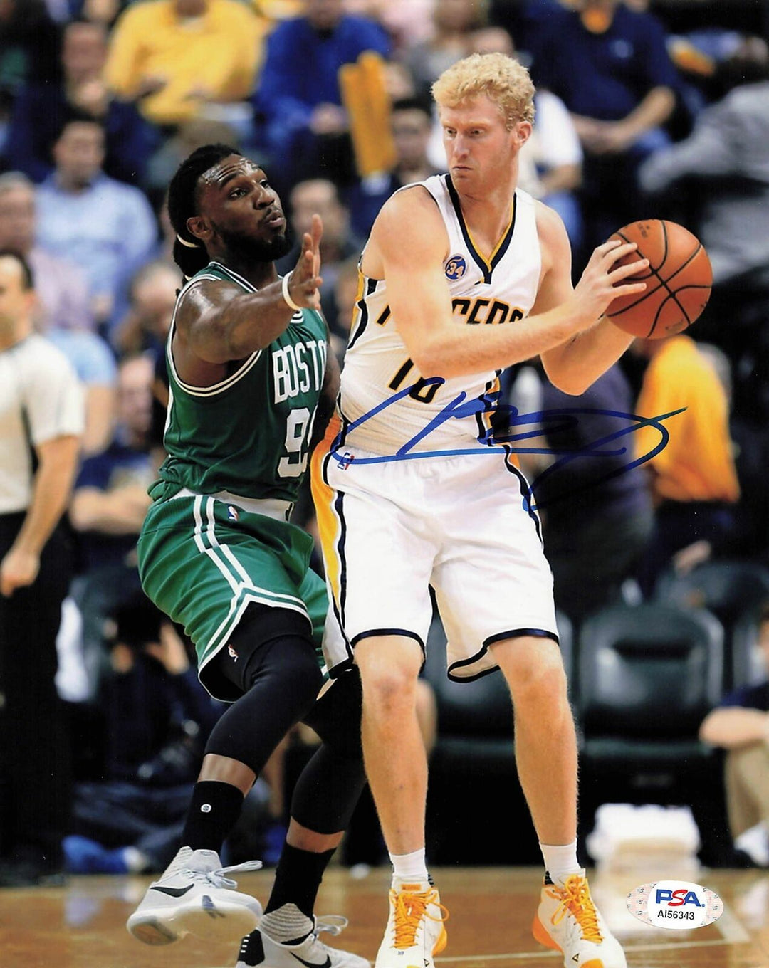 Chase Budinger signed 8x10 photo PSA/DNA Indiana Pacers Autographed Image 1