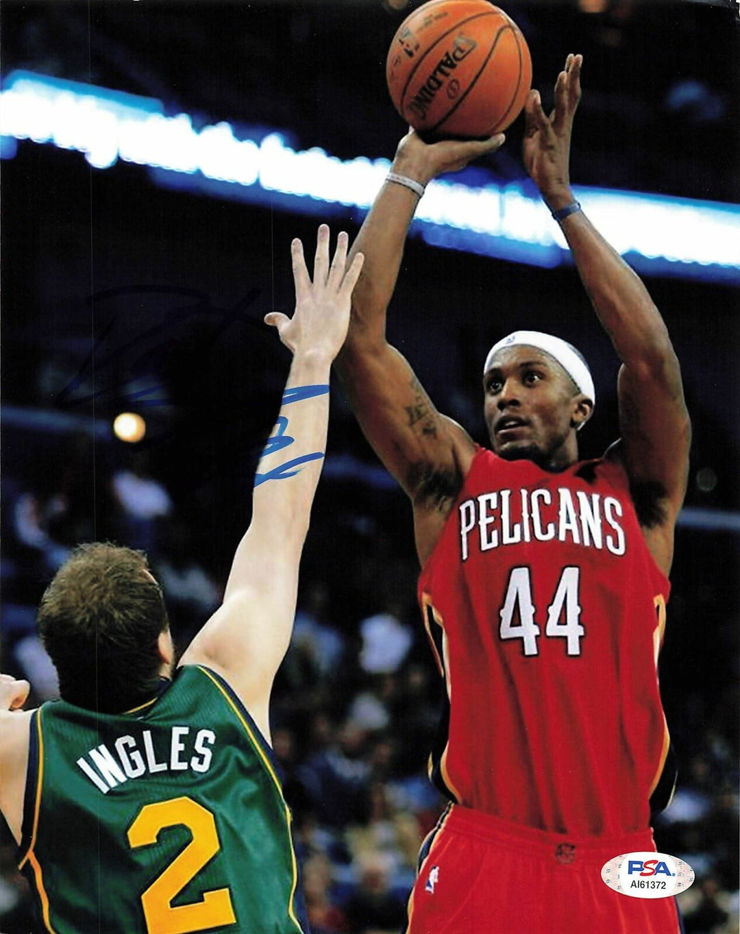 DANTE CUNNINGHAM signed 8x10 photo PSA/DNA New Orleans Pelicans Autographed Image 1