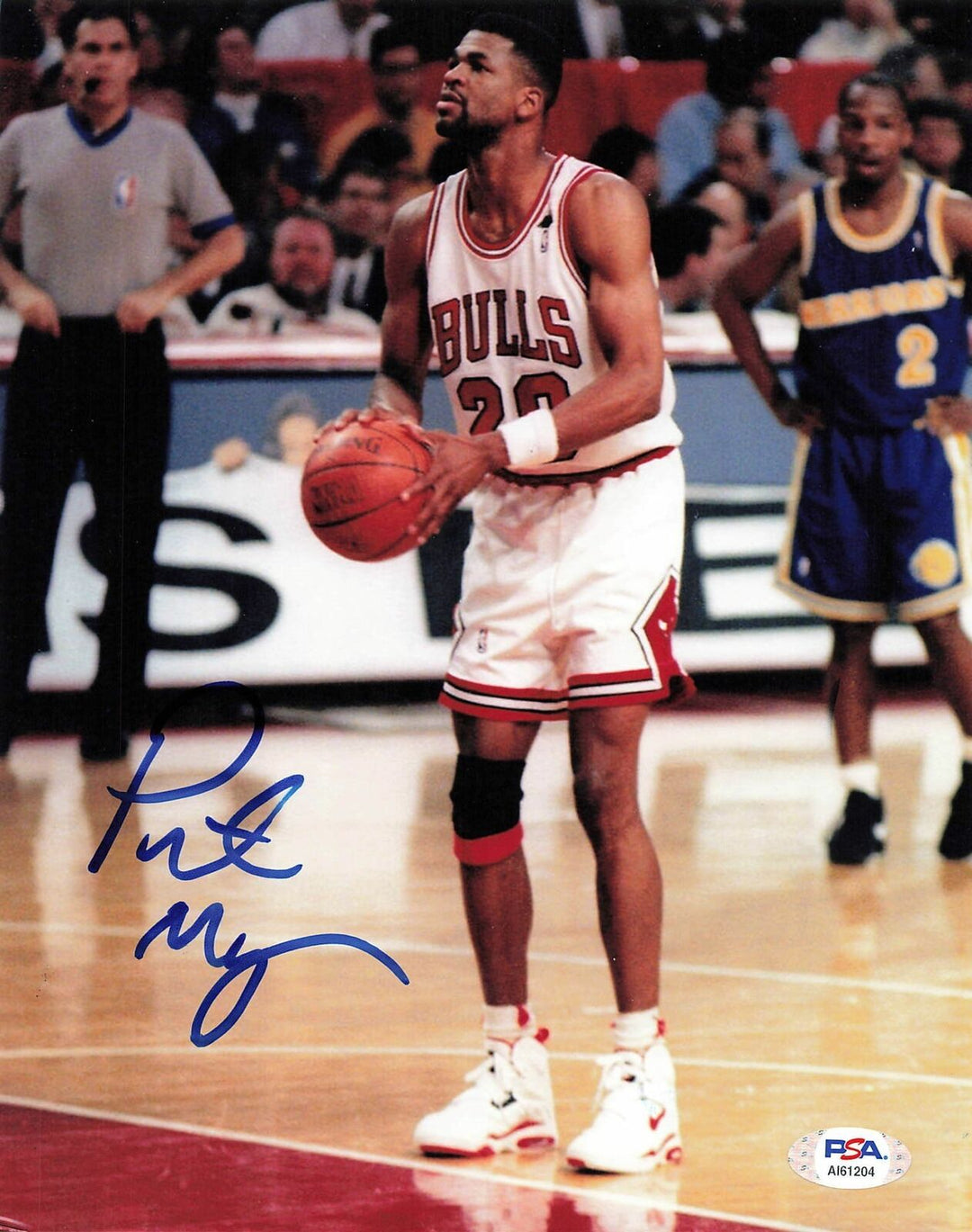 Pete Myers signed 8x10 photo PSA/DNA Chicago Bulls Autographed Image 1