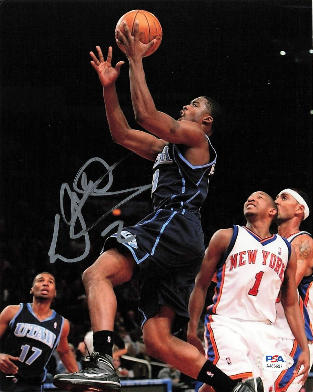 WESLEY MATTHEWS signed 8x10 photo PSA/DNA Utah Jazz Autographed Image 1