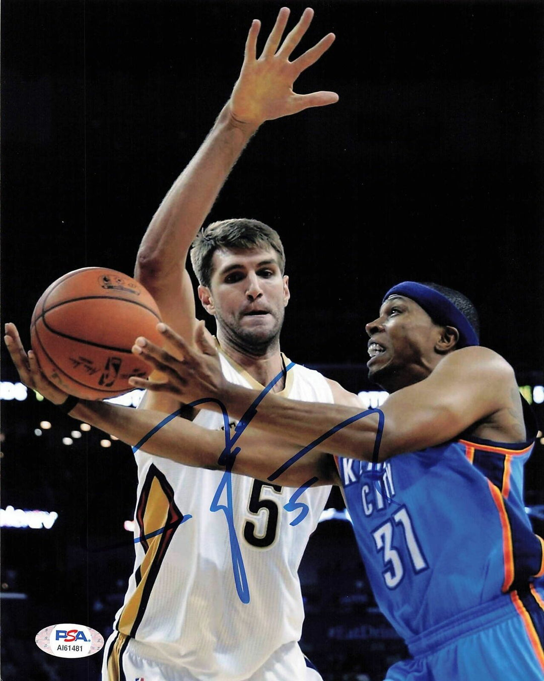 JEFF WITHEY signed 8x10 photo PSA/DNA New Orleans Pelicans Autographed Image 1