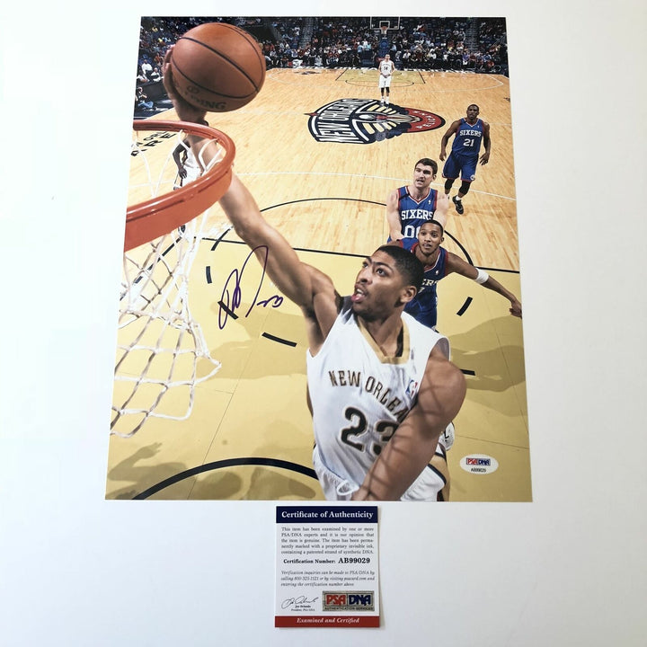 Anthony Davis signed 11x14 photo PSA/DNA New Orleans Pelicans Autographed Image 1