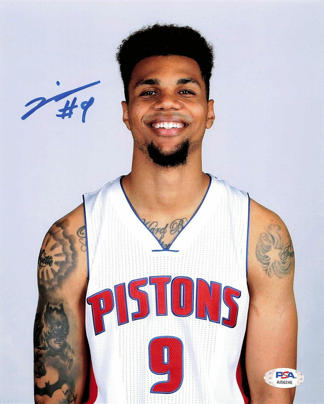 MICHAEL GBINIJE signed 8x10 photo PSA/DNA Detroit Pistons Autographed Image 1