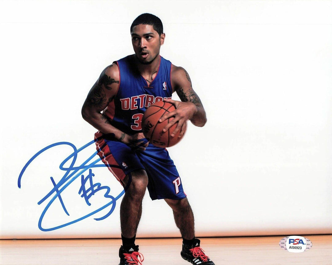 Peyton Siva signed 8x10  photo PSA/DNA Detroit Pistons Autographed Image 1