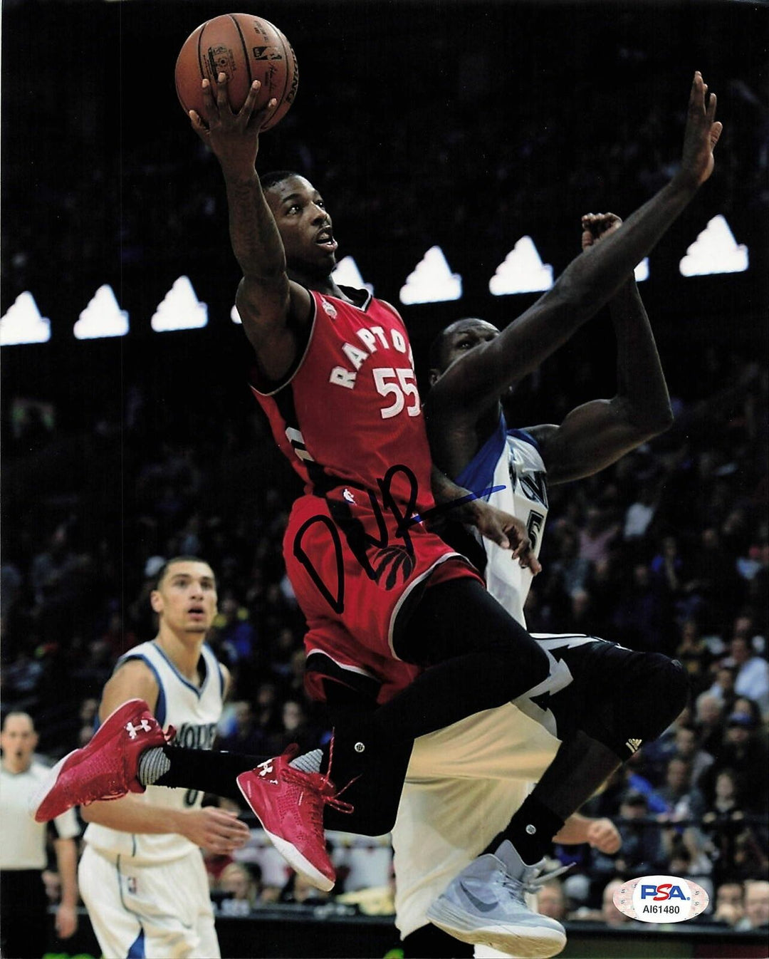 Delon Wright signed 8x10 photo PSA/DNA Toronto Raptors Image 1