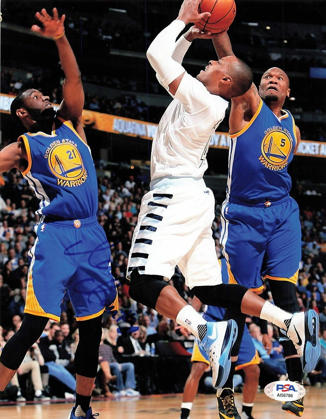 Ian Clark signed 8x10 photo PSA/DNA Golden State Warriors Autographed Image 1