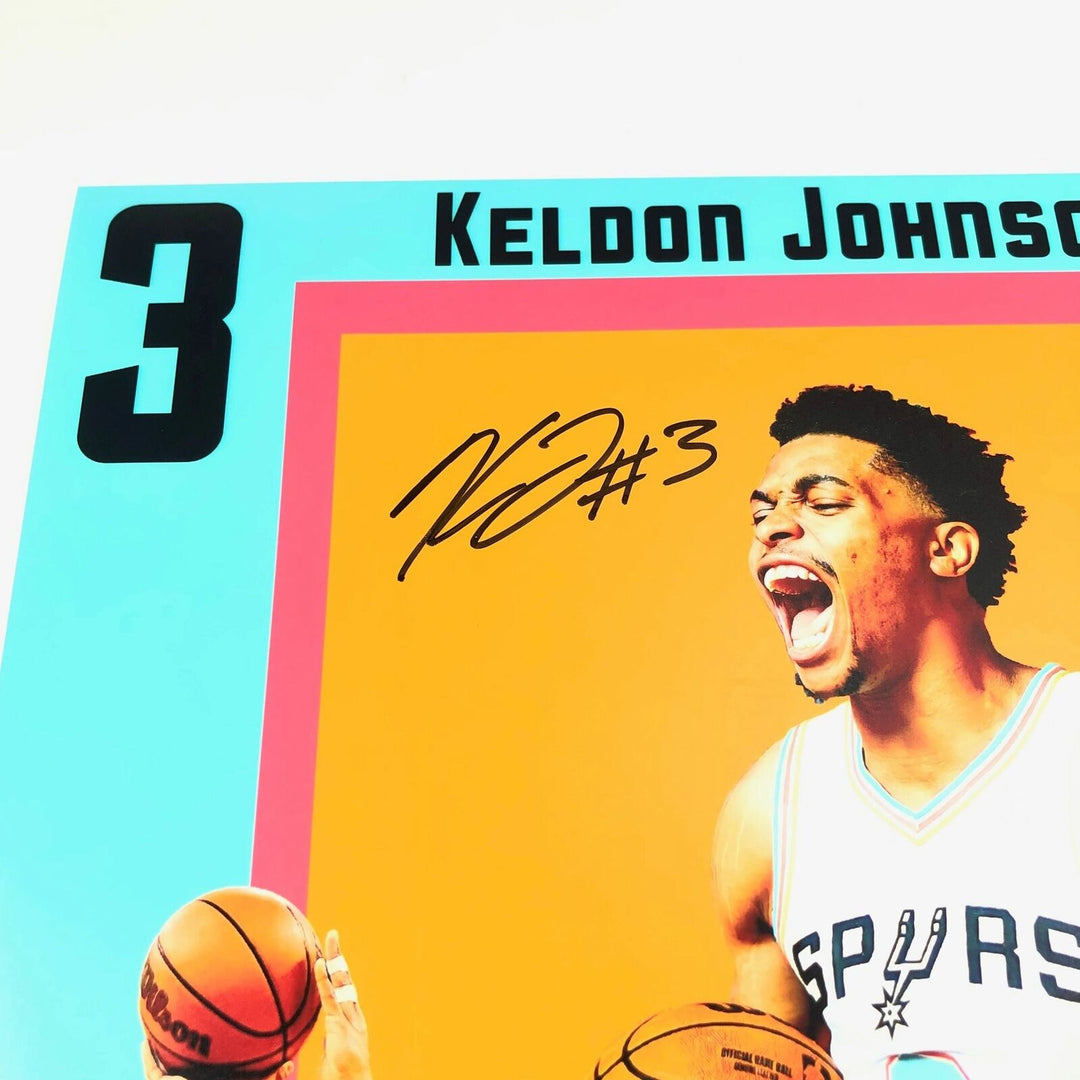 Keldon Johnson signed 11x14 photo PSA/DNA San Antonio Spurs Autographed Image 2