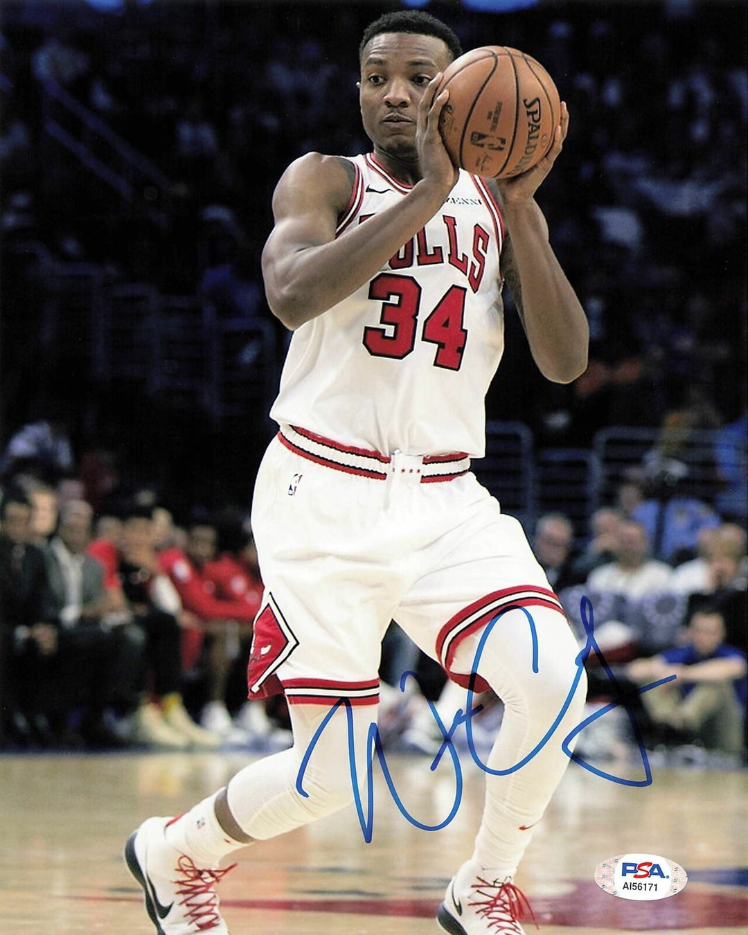 Wendell Carter Jr. signed 8x10 Photo PSA/DNA Chicago Bulls Image 1