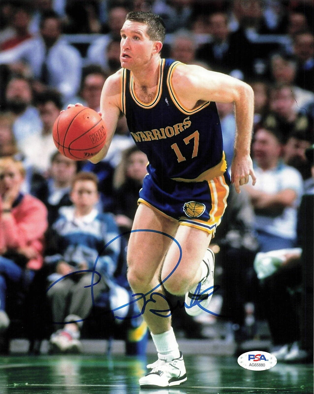 Chris Mullin signed 8x10 photo PSA/DNA Autographed Golden State Warriors Image 1