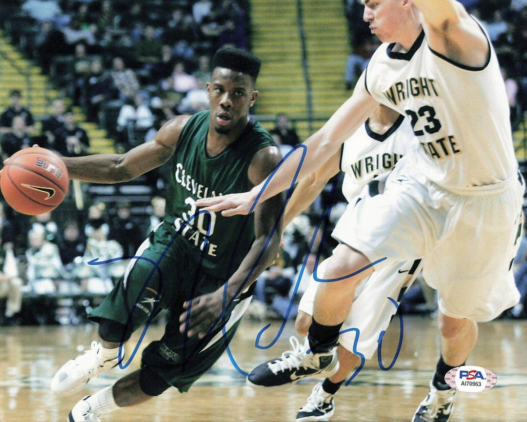 Norris Cole signed 8x10 photo PSA/DNA Cleveland State Vikings Autographed Image 1