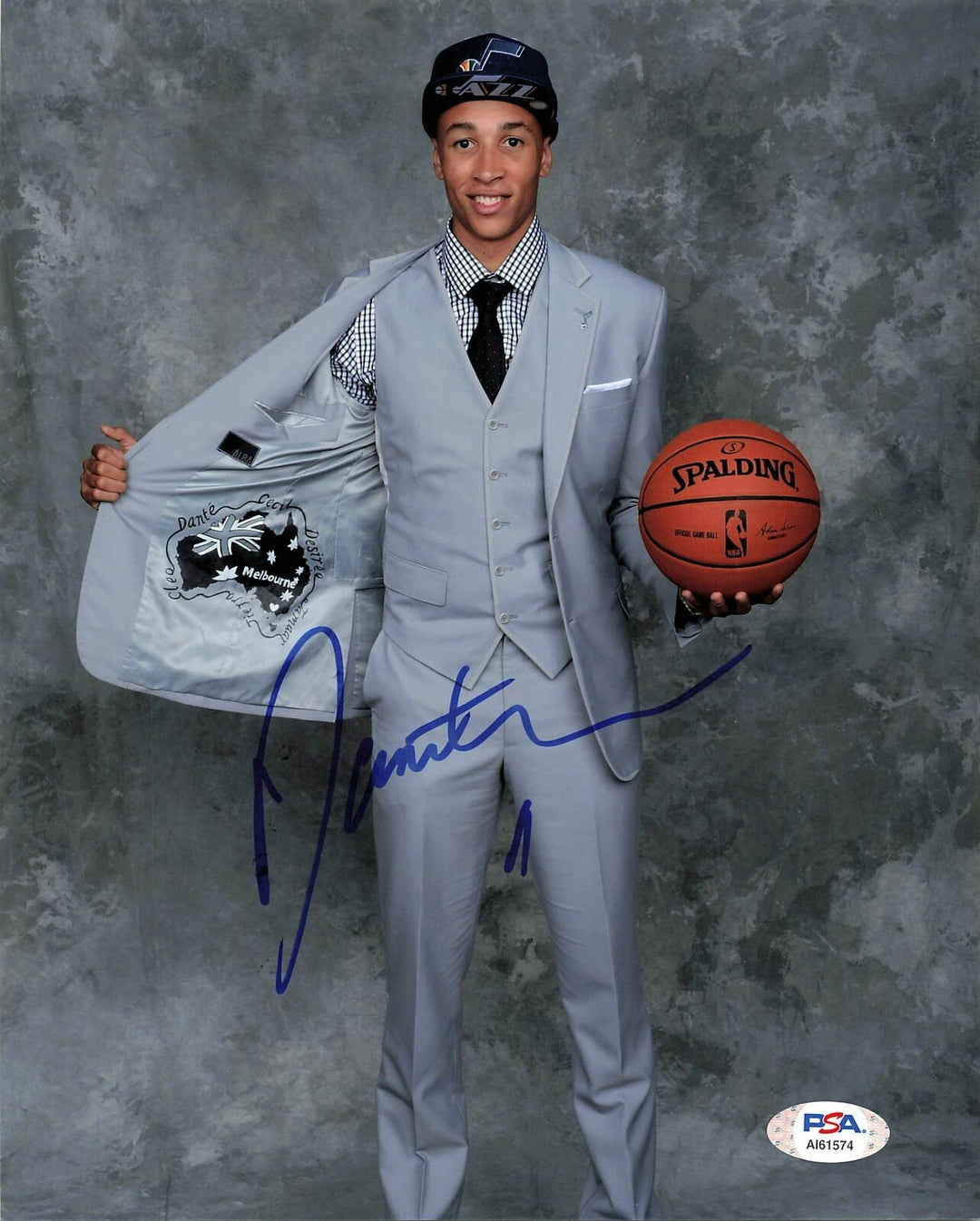 Dante Exum signed 8x10 photo PSA/DNA Utah Jazz Autographed Image 1