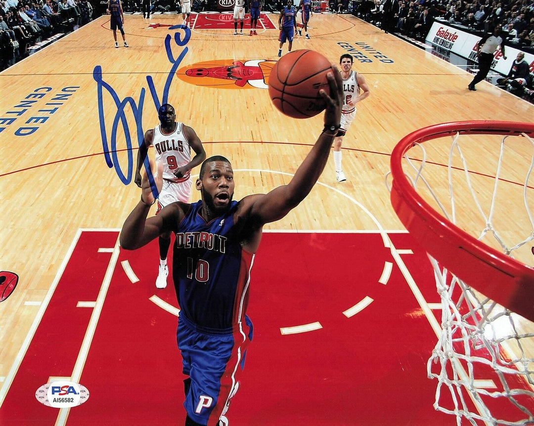 Greg Monroe signed 8x10 photo PSA/DNA Detroit Pistons Autographed Image 1