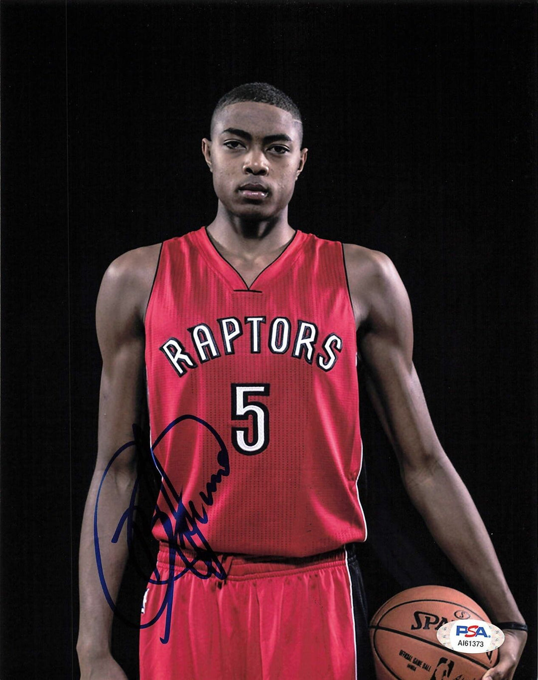Bruno Caboclo signed 8x10 photo PSA/DNA Toronto Raptors Autographed Image 1