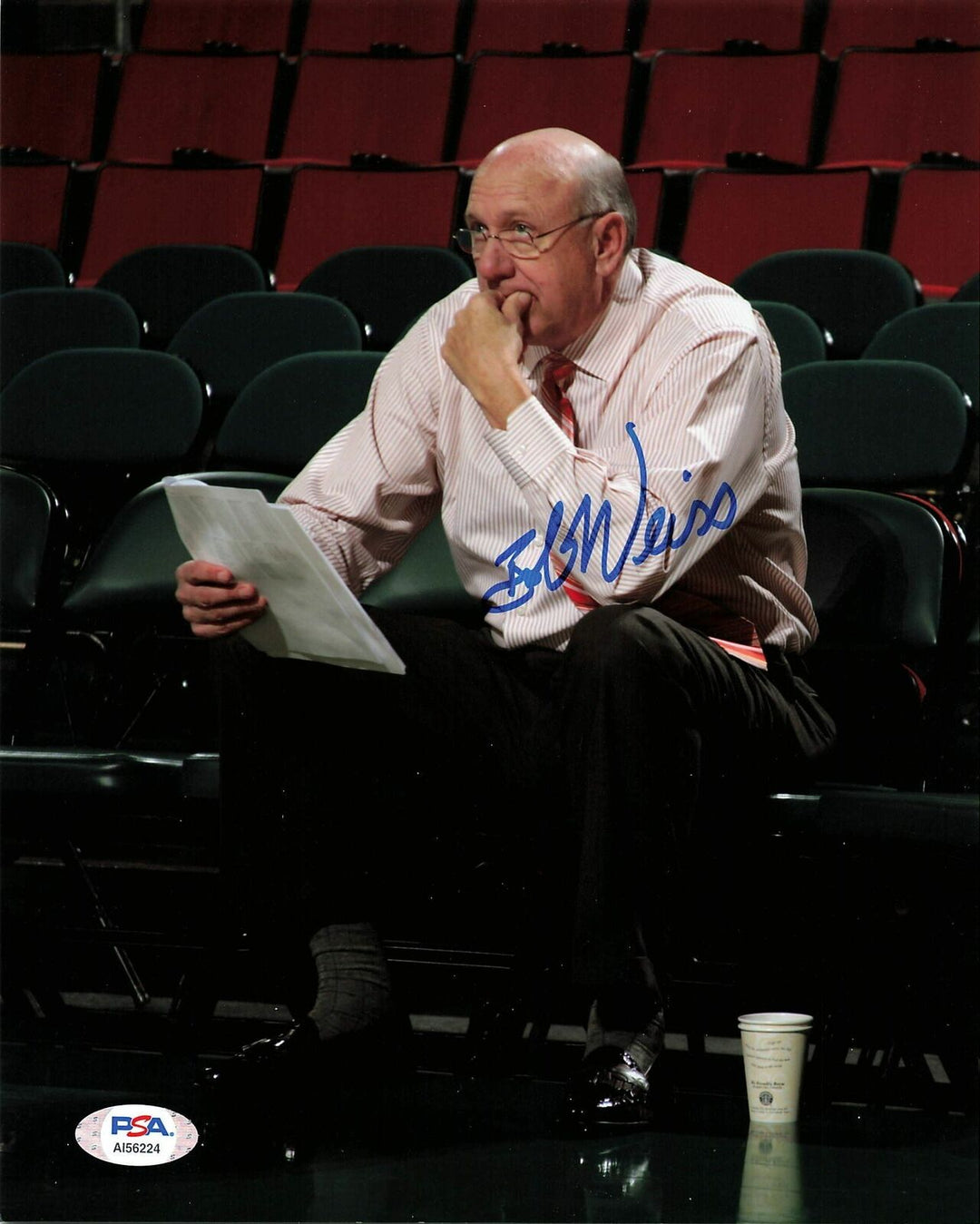 Bob Weiss signed 8x10 photo PSA/DNA Philadelphia 76ers Autographed Image 1