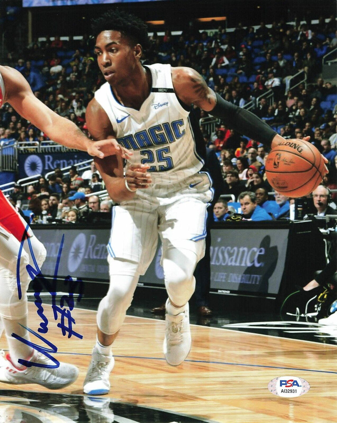 Wesley Iwundu signed 8x10 Photo PSA/DNA Orlando Magic Autographed Image 1