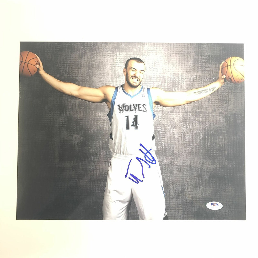 Nikola Pekovic signed 11x14 photo PSA/DNA Minnesota Timberwolves Autographed Image 1